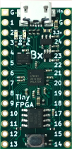 Picture of a TinyFPGA BX baord