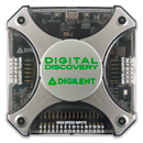 A Picture of Digilent's Digital Discovery 2 logic analyzer