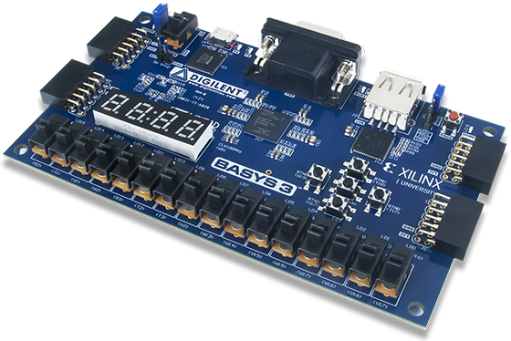 Picture of an Basys3 Board