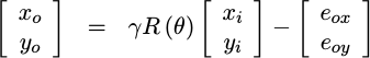 [X,Y] = gR(theta)+errs