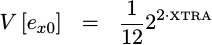 Variance adjustment from the pre-multiplication step